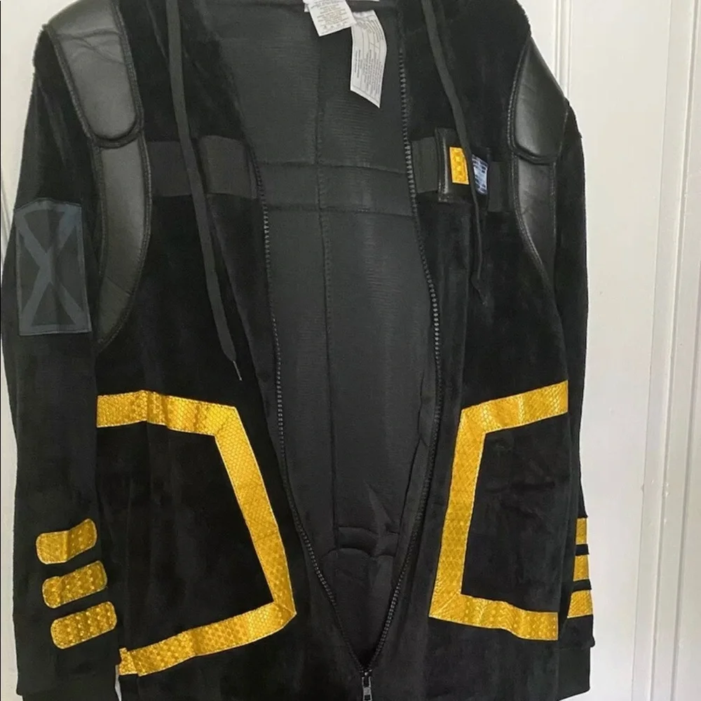 Fortnite Dark Voyager Hooded Union Suit Costume Jumpsuit Adult - Picture 7 of 9